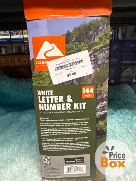 KIT DE LETRA OZARK TRAIL 144PZAS