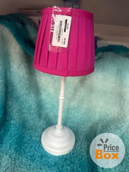 DUO LAMPARAS MESA FUCSIA