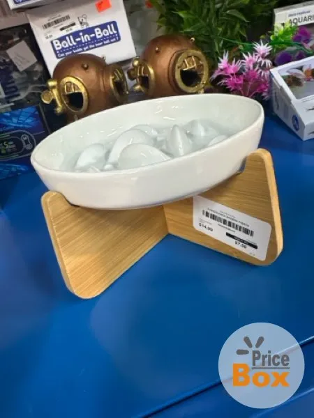 CUENCO CERA MADERA P/GATO
