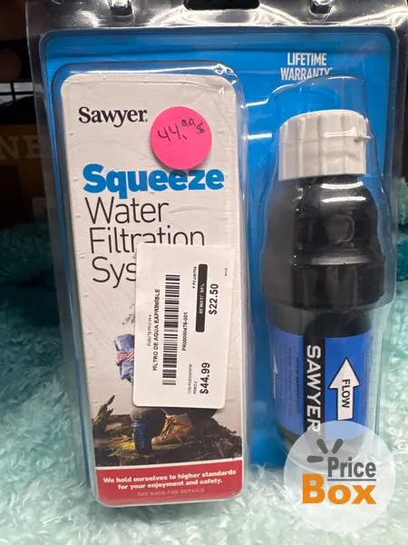 FILTRO DE AGUA EXPRIMIBLE