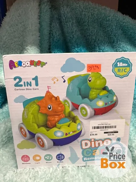 JGTE DINO CAR 2 EN 1